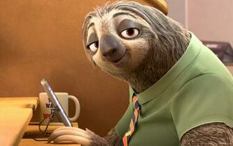 Sloth In Zootopia Movie HD Wallpaper IHD