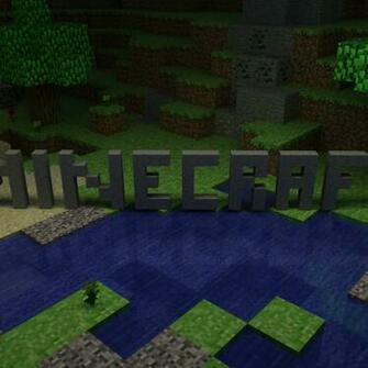 Minecraft House Logo Cubes Resources iPad Mini HD
