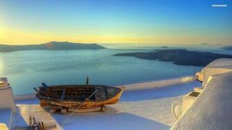 Santorini Wallpaper
