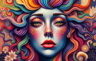 Trippy Face Wallpaper