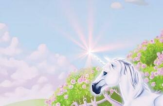 Princess Castle With Unicorn Wallpaper Mural Style