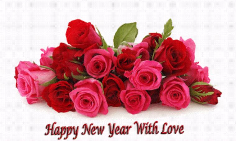 Happy New Year HD Wallpaper Of Flower Natural