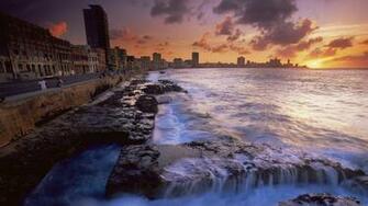 The Malecon Havana Cuba Robert Harding Picture Library