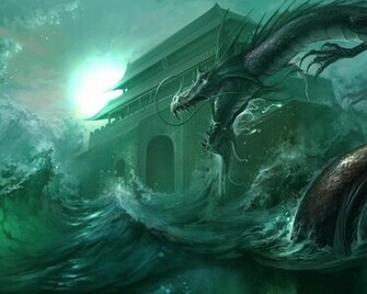Water Dragon High Quality And Resolution Wallpaper On