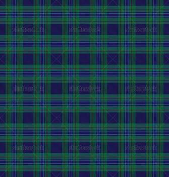 Blue And Green Plaid Tartan Seamless Pattern Background Royalty