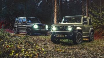 Wallpaper 4k Suzuki Jimny Mercedes Amg G63