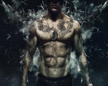 Tattoo 3d Boy Desktop HD Wallpaper Stylish