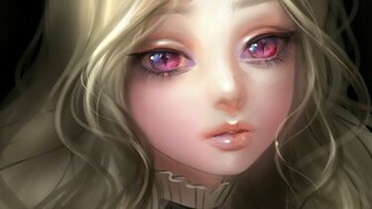 Anime Original Woman Realistic Pretty Blonde Wallpaper