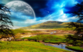 Sci Fi Landscape Wallpaper