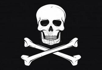 Pirate Flag Jolly Roger With Skull And Cross