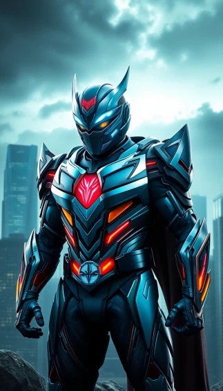 Superheroes In Armor Wallpaper