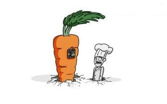 Carrot Bomb Wallpaper Funny