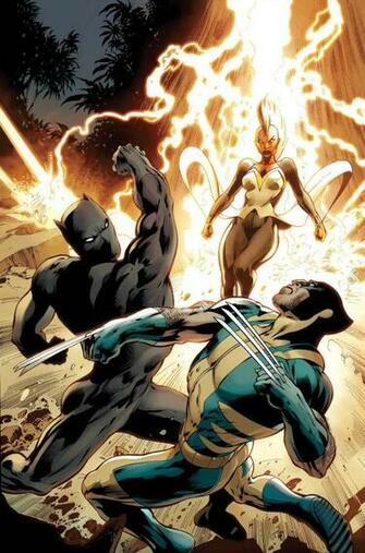 Black Panther Storm Wolverine Alan Davis Avengers