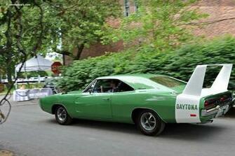 Dodge Charger Daytona Coupe Green Color Image HD Wallpaper
