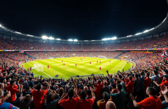 HD Soccer Stadium Wallpaper