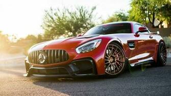 Red Darwin Pro Mercedes Amg Gts Wallpaper HD Car Id