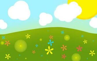 Lovely Cartoonish Background By Seashela