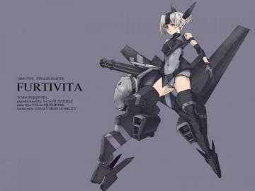 Weapons Armor Red Eyes Minigun White Hair