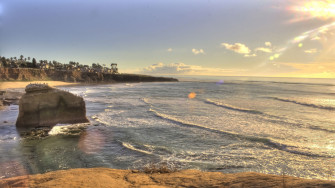 Beach San Diego California Usa Wallpaper Background