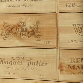 Wallpaper Papel Parede Artshow Fashion Wood Wine Labels