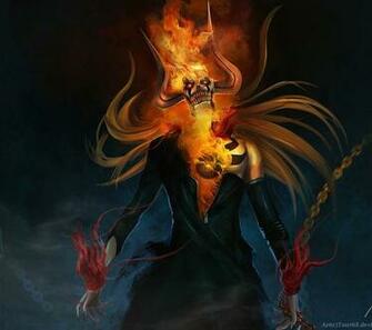 Blondes Skulls Fire Bleach