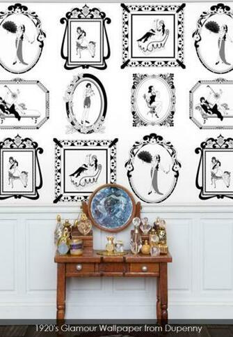 S Glamour Wallpaper From Dupenny Patterned Papers And Fabric