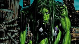She Hulk Green Comics Girl Wallpaper Dreamlovewallpaper