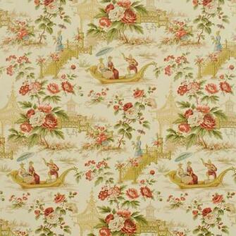 Sanderson The Toile Collection Pavilions Parasols Degtpp102
