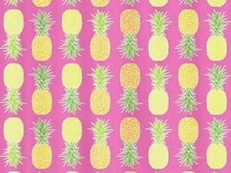 Background Girly Pineapples Tropical Headers