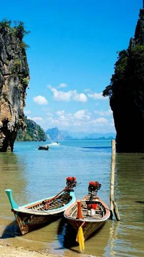 Wallpaper Thailand Beach Tropical Sea Boats