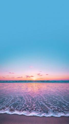 Sky Blue Sunset Wallpaper 4k HD Background On