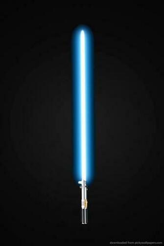 Blue Lightsaber Wallpaper For iPhone