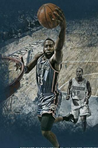 James Harden Dunk Wallpaper Of Dunking