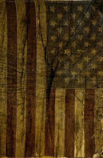 Rustic American Flag