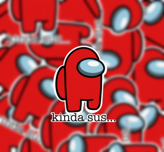 Red Impostor Among Us Wallpaper