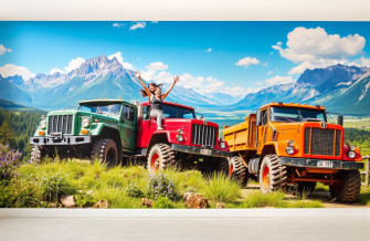 Girls And Trucks Wallpaper