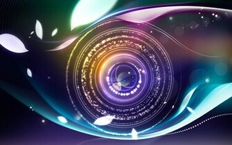 Digital Abstract Eye Wallpaper HD