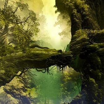 Wallpaper Landscape Painting Realism Rock