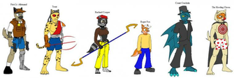 Sly Cooper Tsb Characters By Emikodo