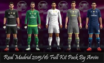Real Madrid Full Kit Pack By Arvin Pesland