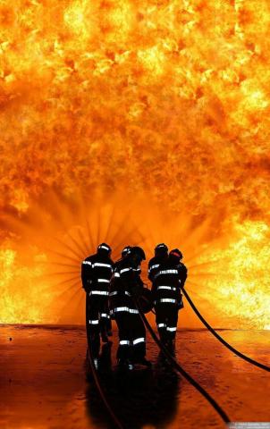 Firefighter Phone Wallpaper Top