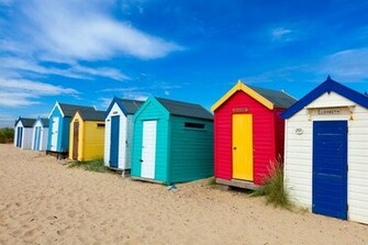 Pin Sea Beach Hut Wallpaper HD Desktop