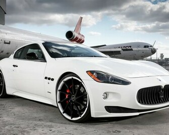 Maserati White Supercar Wallpaper Resolution