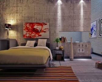 Bedroom Feature Walls On With Wallpaper