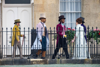 Bridgerton Season Cast Seen Filming In Bath U K First