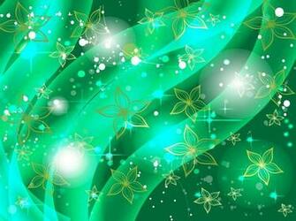 Emerald Floral Background Vector Art Graphics