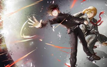 Mob Psycho Shigeo Kageyama Arataka Reigen 4k Wallpaper