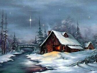 Cabin Christmas In The Woods