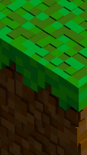 iPhone Wallpaper Minecraft Block