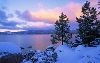 Winter Wallpaper Lake Jpg